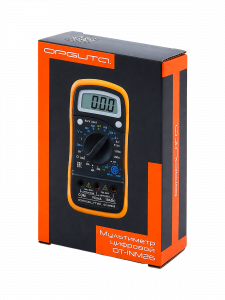 Мультиметр цифровой с прозвонкой в калоше тестер тока и напряжения Орбита OT-INM26